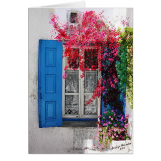 Cartão Obturadores azuis