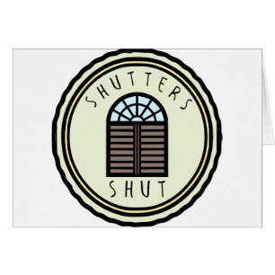 Cartão Obturadores fechados!