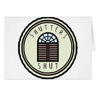 Cartão Obturadores fechados!