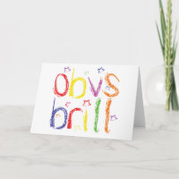Obvs Brill (Obviously Brilliant) congratulations