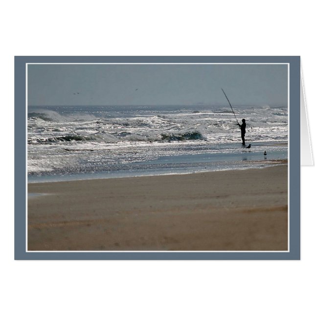 Cartão OBX de pesca (Frente Horizontal)