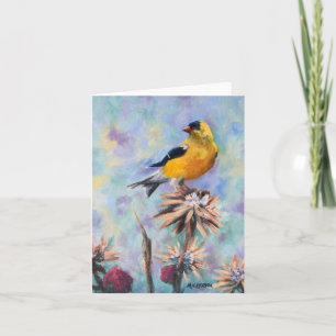 Cartão Ocasião de Bird Fine Art Goldfinch