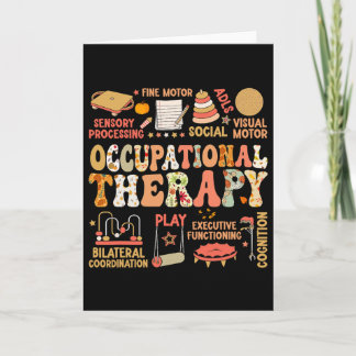 Cartão Occupational Therapy Fall Autumn Ot Retro Thanksgi