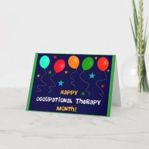 Cartão Occupational Therapy Month