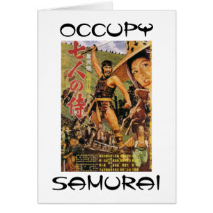 CARTÃO OCCUPY SAMURAI
