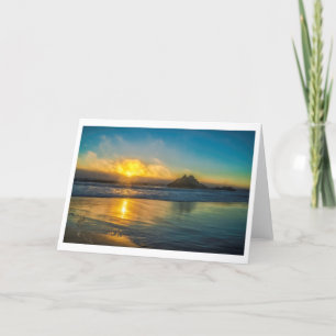 Cartão Ocean Beach Greeting Card