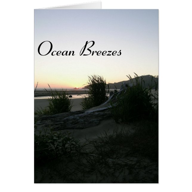 Cartão Ocean Breezes (Frente)