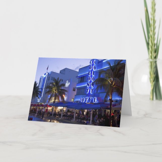 Cartão Ocean Drive, South Beach, Miami Beach, 2 (Frente)