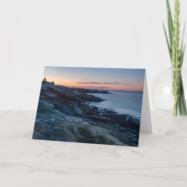 Cartão Ocean Point Dawn (Frente)