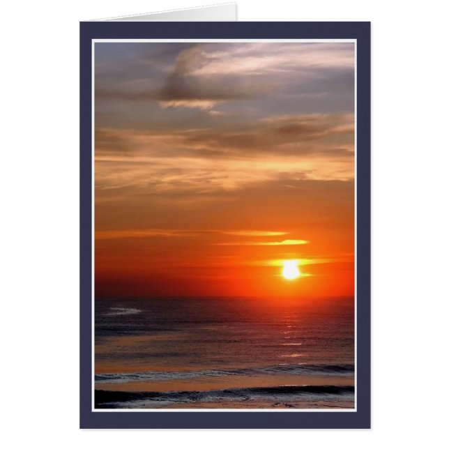 Cartão Ocean Sunrise OBX (Frente)