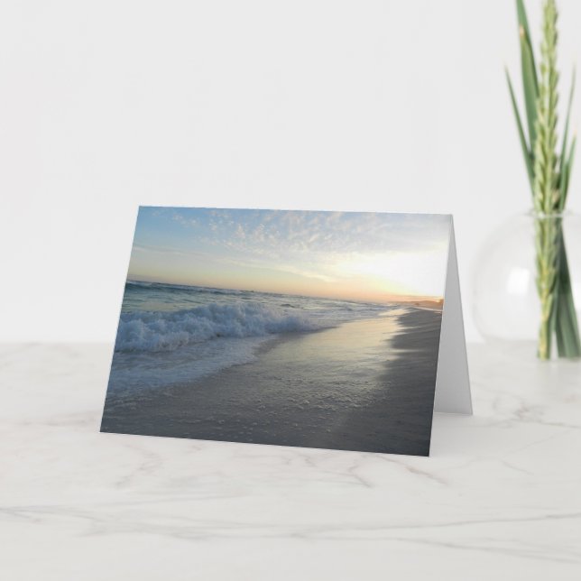 Cartão Ocean Waves Greeting Card (Frente)