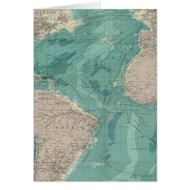 Cartão Oceano Atlântico Composto (Frente)