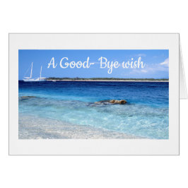 Cartão Oceano de tranquilidade