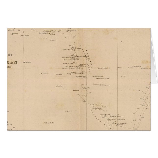 Cartão Oceano Pacífico Ocidental (Frente Horizontal)