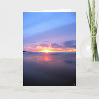 Cartão Oceano Sunset