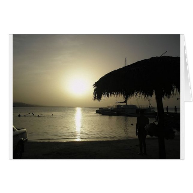 Cartão ocho rios sunset (Frente Horizontal)