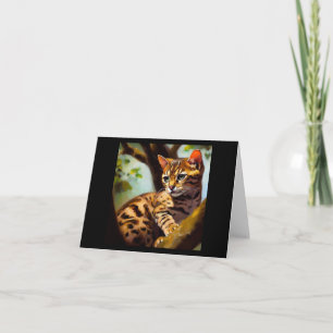 Cartão Ocicat Cat