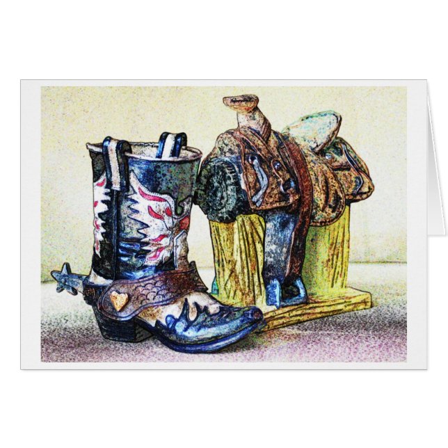 Cartão Ocidental-Arte (Frente horizontal)