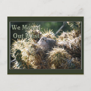 Cartão ocidental para fora movido