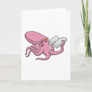 Cartão Octopus como Nerd do Livro