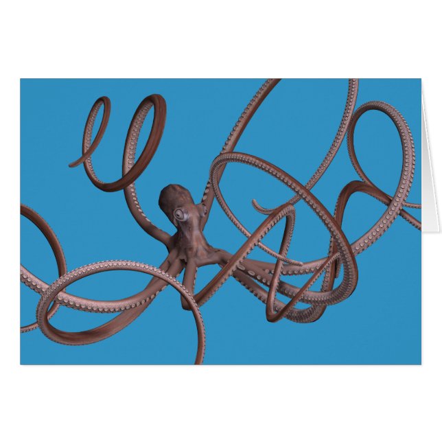 Cartão Octopus gigante (Frente Horizontal)