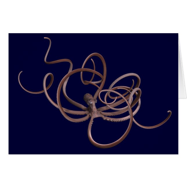 Cartão Octopus gigante (Frente Horizontal)