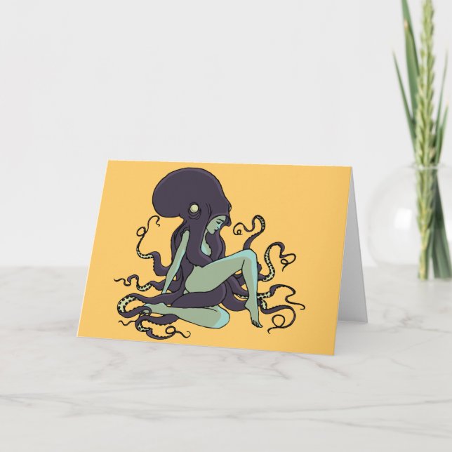 Cartão Octopus Queen (Frente)