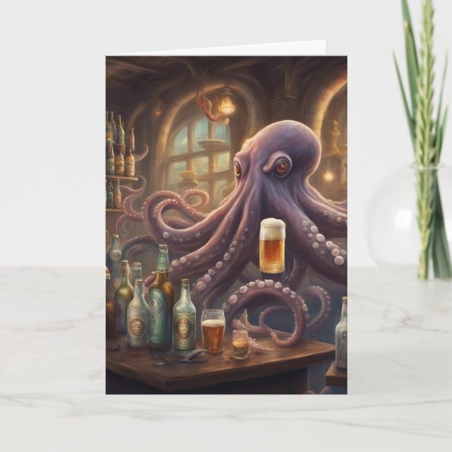 Cartão Octopus Whimsso Apreciação do bartender (Frente)