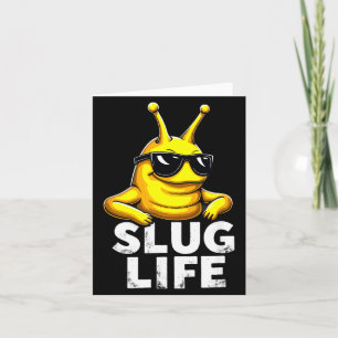 Cartão Óculos de Sol Banana Slug Life Halloween
