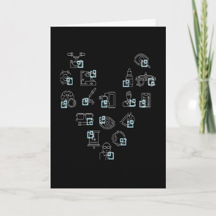 Cartão Óculos Optican do Coração Óptico