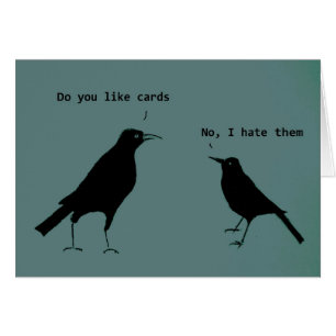 Cartão Odeio cartas
