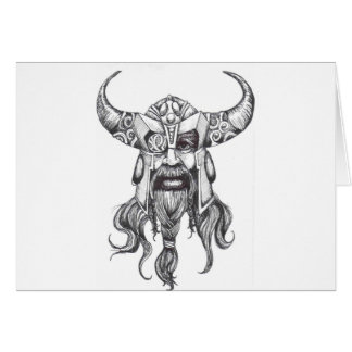 Cartão Odin o grande deus dos noruegueses