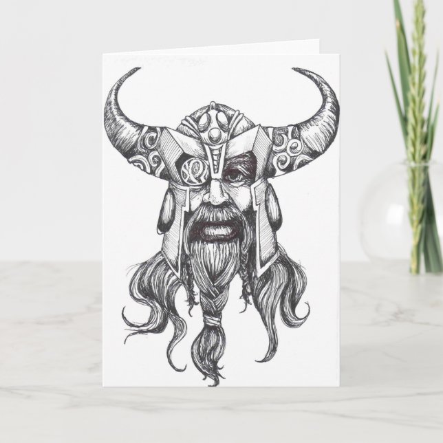 Cartão Odin the Great Norse God (Frente)