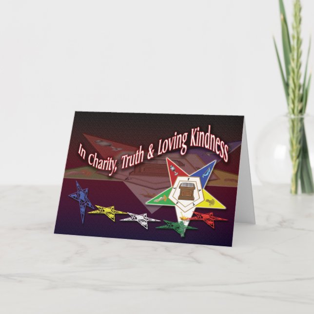 Cartão OES Appreciation Card (Frente)