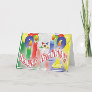 Cartão OES Birthday Card