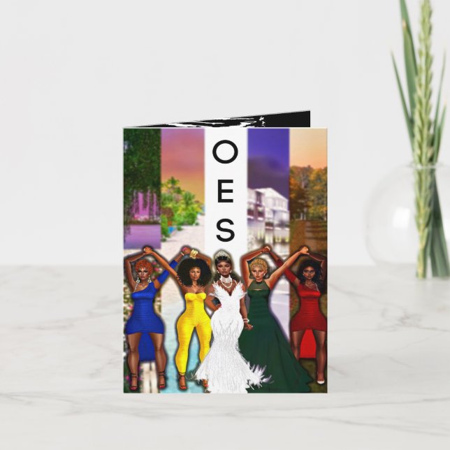 Cartão OES Blank Greeting Card (Frente)