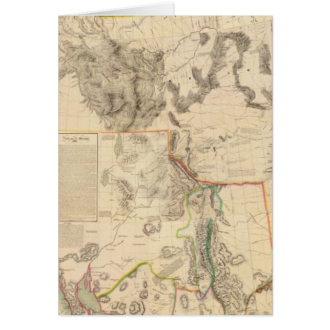 Cartão Oeste dos Estados Unidos (Frente)