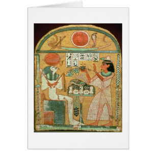 Cartão Ofenmut que oferece a Osiris, Stele de Ofenmut de