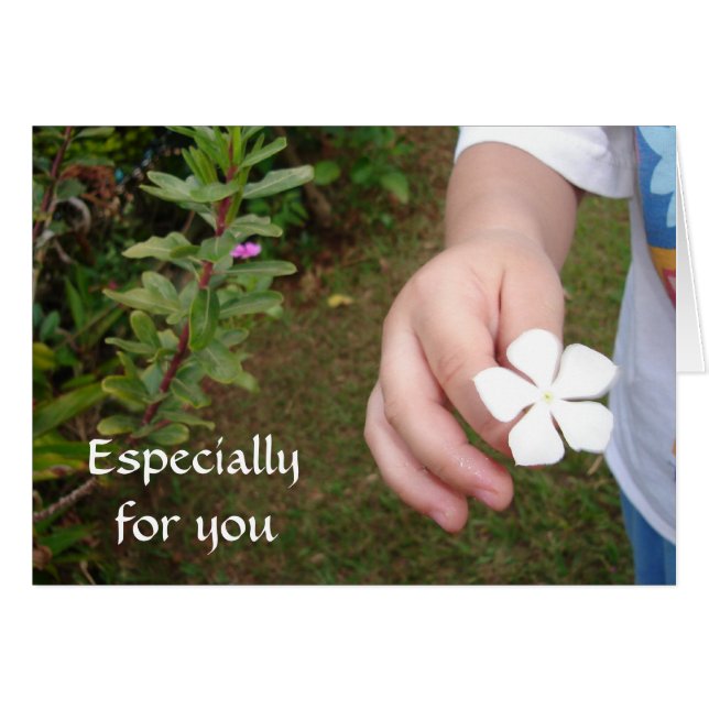 Cartão Oferecimento da flor * (Frente horizontal)