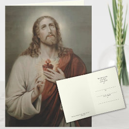 Cartão Oferta Tradicional da Missa Católica do Sagrado Co