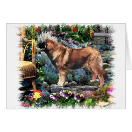 Cartão Ofertas de arte Leonberger