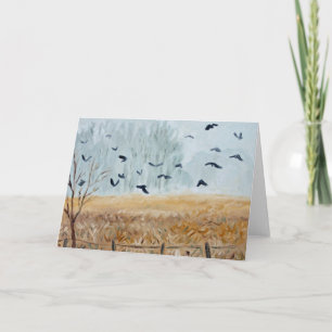 Cartão Ofertas de arte pela artista americana Hilary J En