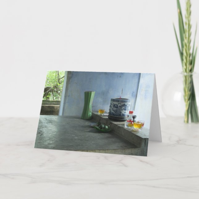 Cartão Ofertas de Pagoda Vietnamita (Frente)