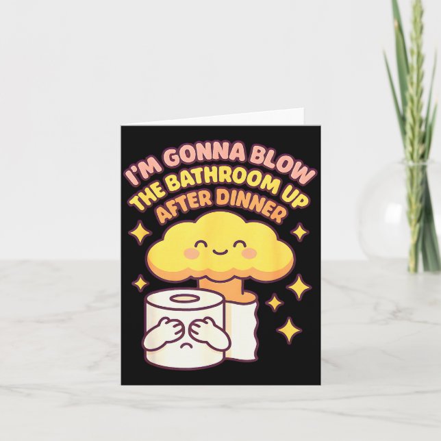 Cartão Offensive Thanksgiving Inappropriate Christmas Adu (Frente)