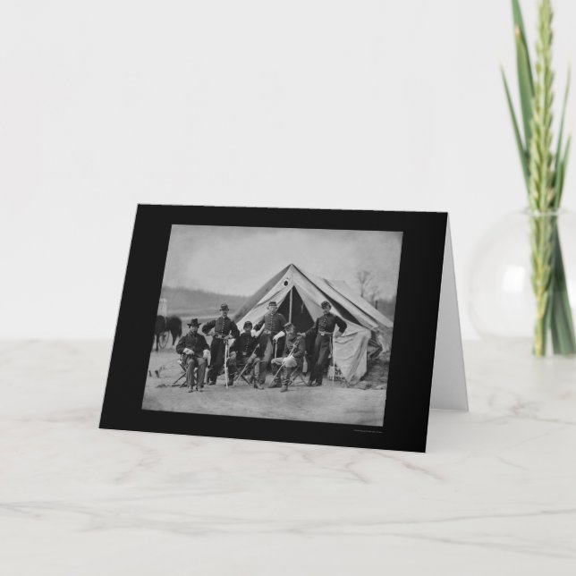 Cartão Officers in Gettysburg 1863 (Frente)