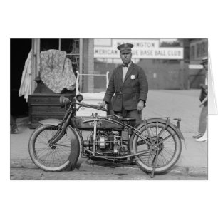 Cartão Oficial de Polícia Motociclista, 1924