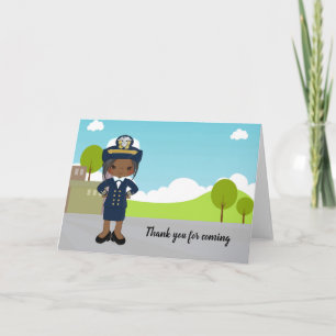 Cartão oficial de uniforme da marinha