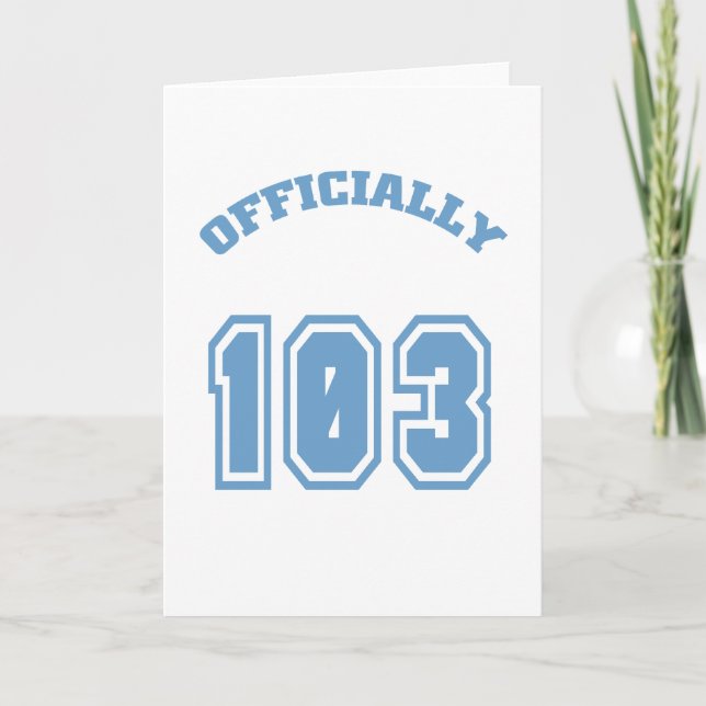 Cartão Oficialmente 103 (Frente)