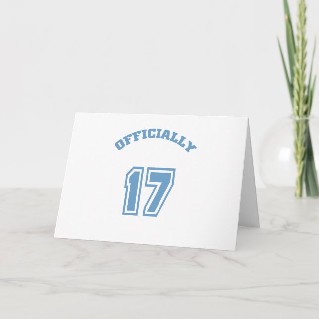 Cartão Oficialmente 17 (Frente)