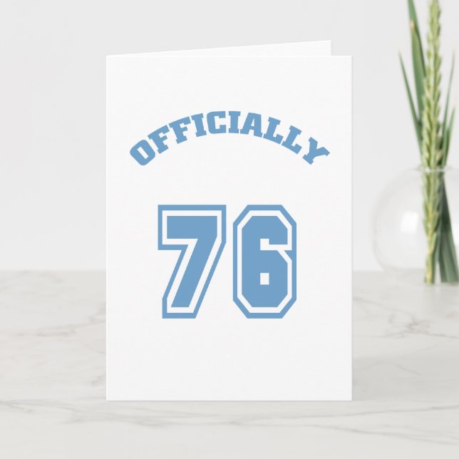 Cartão Oficialmente 76 (Frente)